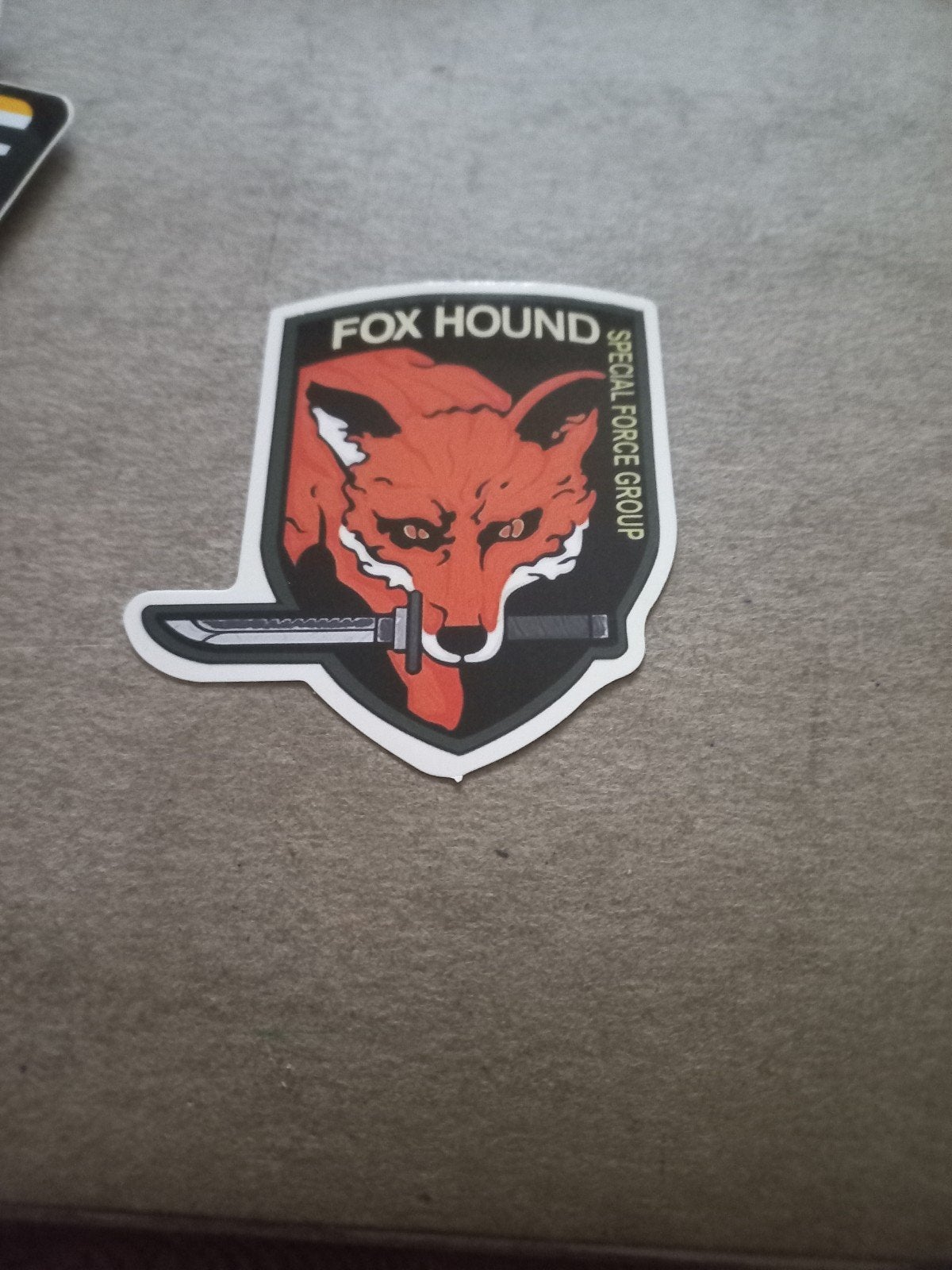 Fox Hound Special Force Group Sticker - Metal Gear Solid, Ophalen of Verzenden