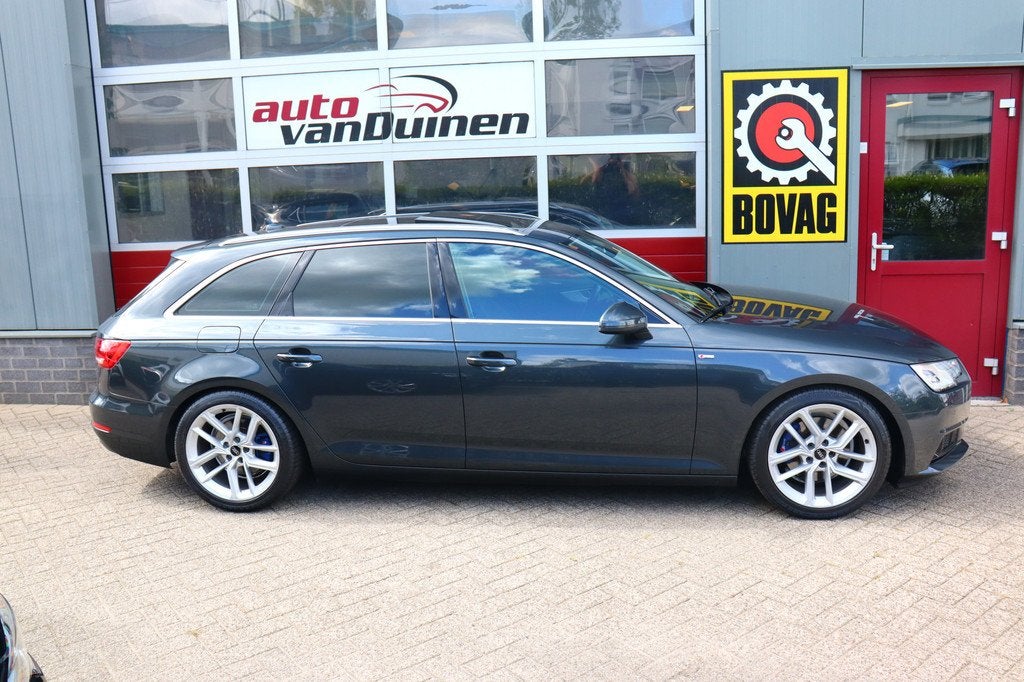 Audi A4 Avant 1.4 TFSI Design Pro Line Plus O.a: Pano, Afn., Auto's, Audi, Stof, Gebruikt, 4 cilinders, A4