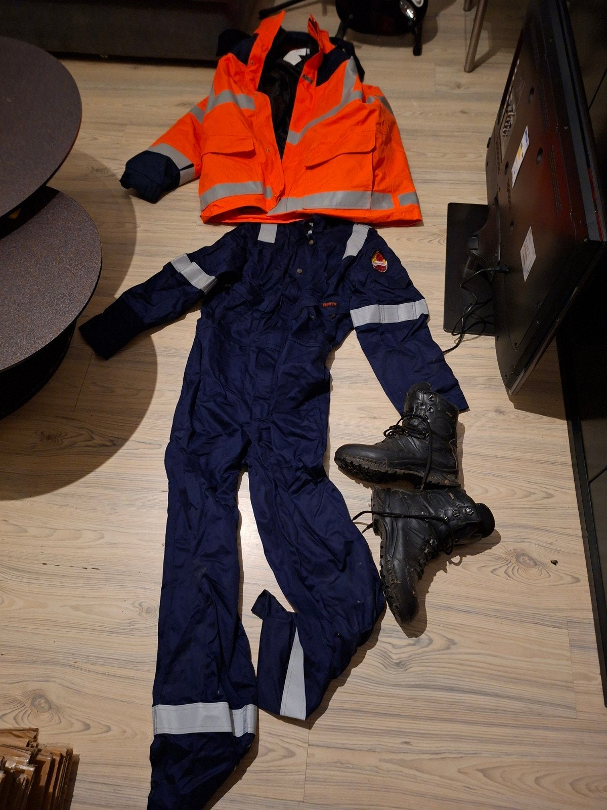 brandwerend veiligheidsjas en overal en meindl 3s schoenen, Ophalen of Verzenden, Zo goed als nieuw, Overige typen