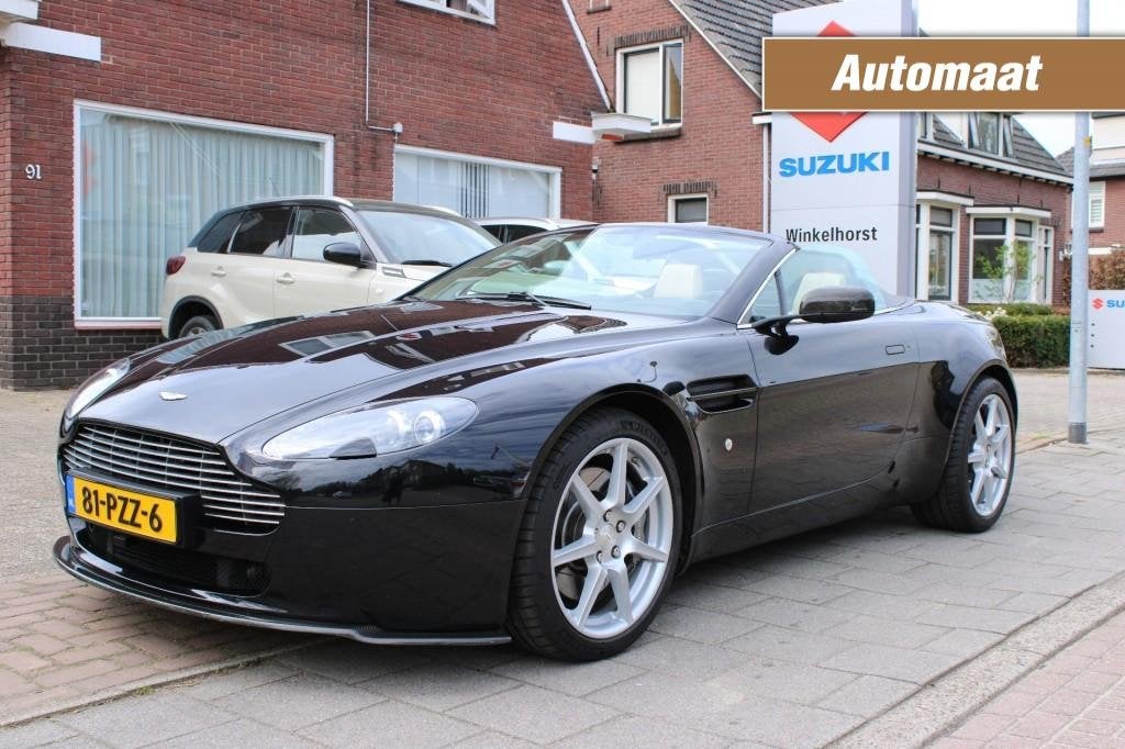Aston martin VANTAGE 4.3 V8 SPORTSHIFT, Automaat, Achterwielaandrijving, Cabriolet, Zwart