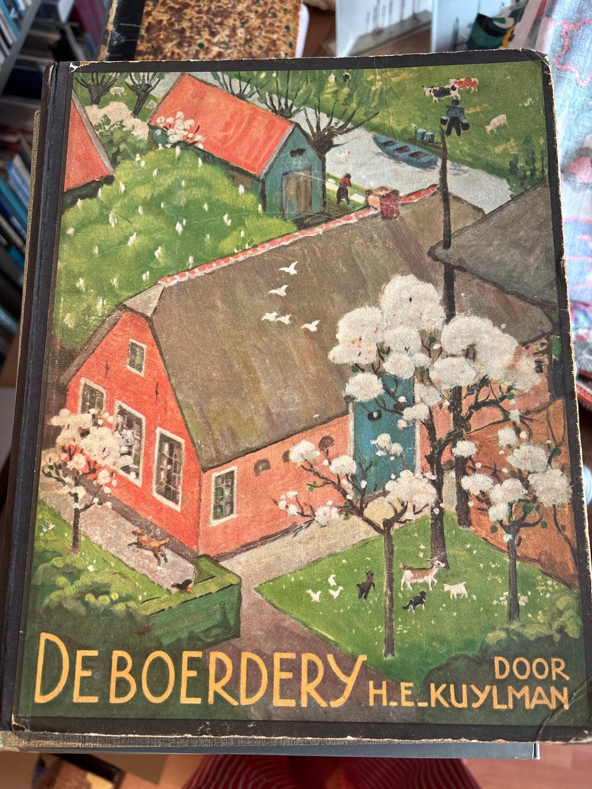 De Boerderij H.E. Kuylman Verkade Album 1936 Plaatjesalbum, Ophalen, Gelezen, Plaatjesalbum
