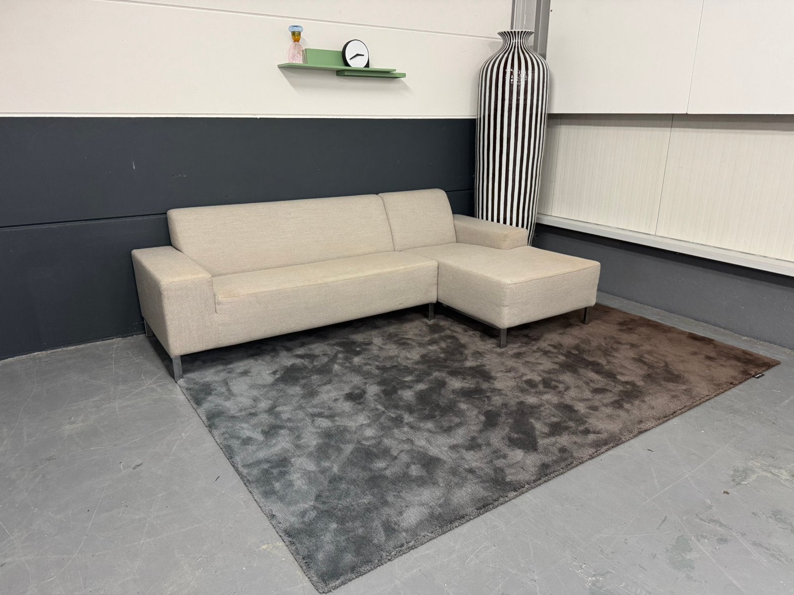 Nette Gelderland 6511 hoekbank | Kvadrat Tonica S182, Ophalen, 250 tot 300 cm, Hoekbank, Zo goed als nieuw