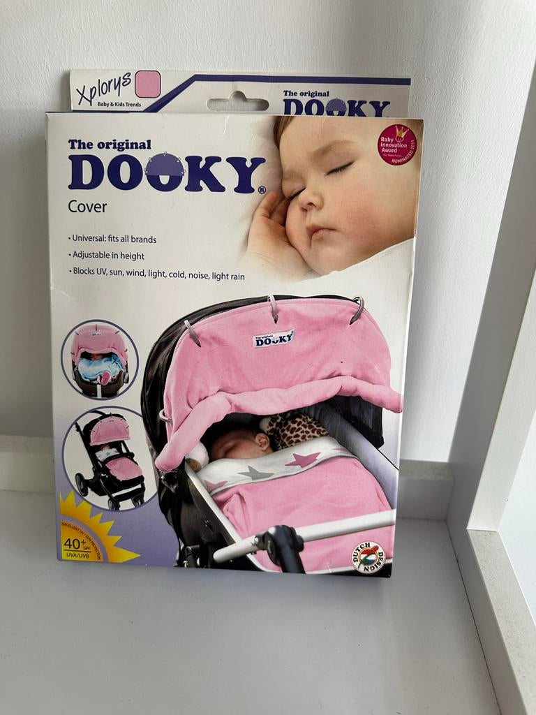 Dooky Universele Zonnekap/Cover Roze - Nieuw in Doos, Ophalen of Verzenden, Nieuw, Kinderwagen, Overige merken