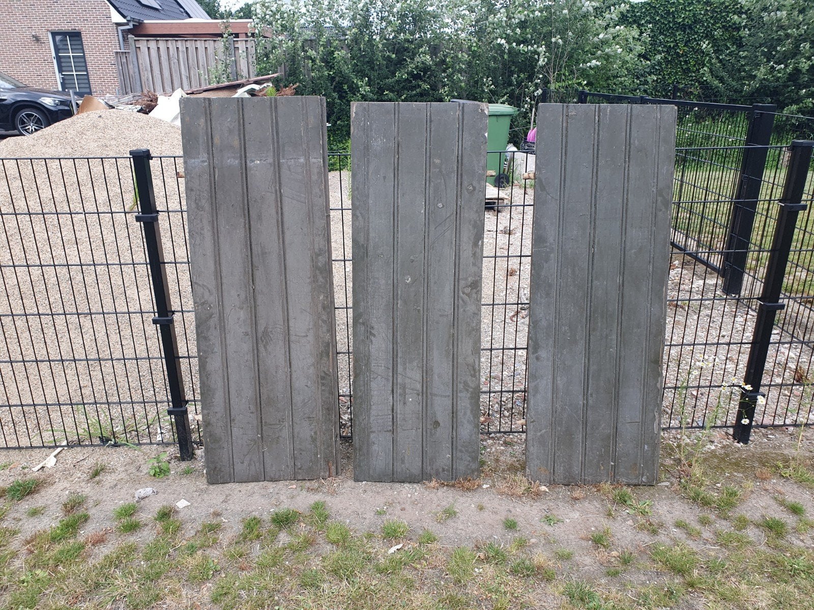 Oude houten luiken - schuurvondst na renovatie, Ophalen, Gebruikt, Overige typen, Minder dan 200 cm