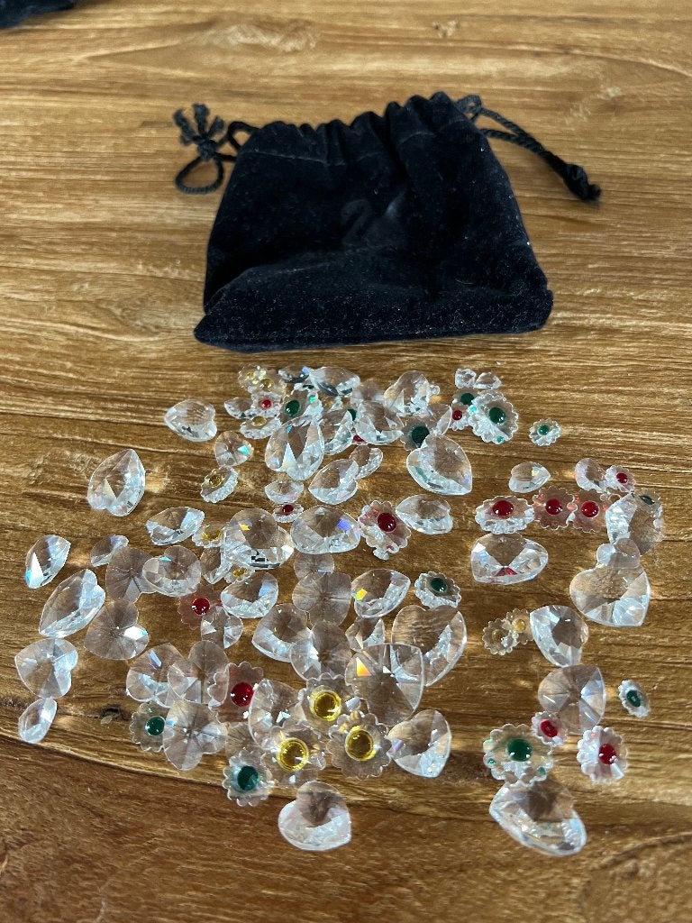 Zakje met diverse kleine Swarovski steentjes, Ophalen of Verzenden, Zo goed als nieuw, Figuurtje