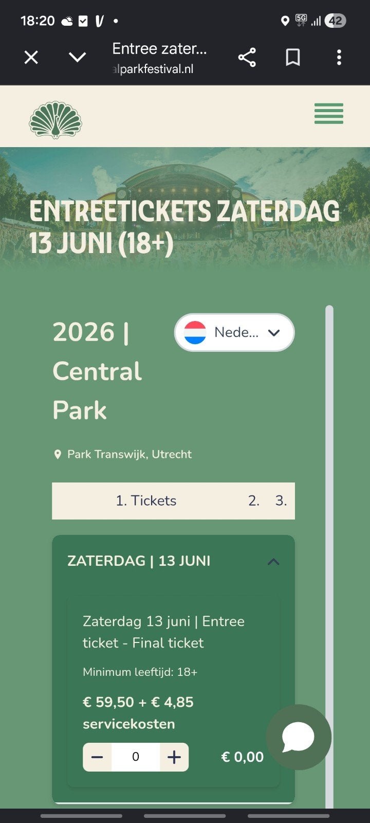 2026 central park tickets 2x festival