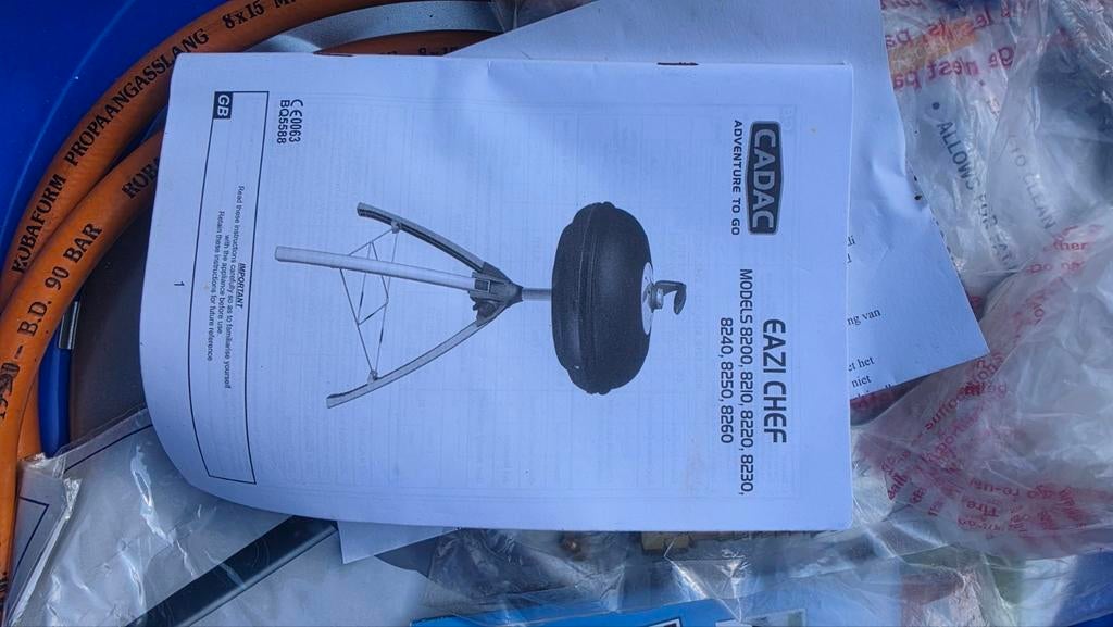 Cadac Eazi Chef Skottelbraai - Draagbare Gasbarbecue, Ophalen, Gebruikt, Cadac