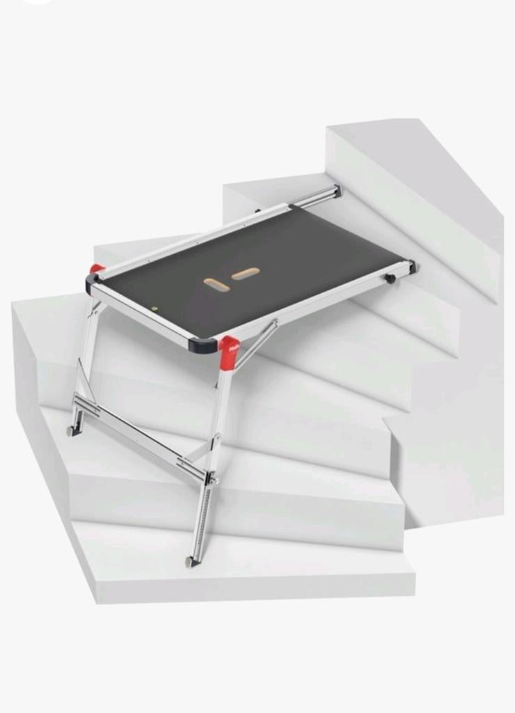 Hailo Werkplatform/trapplatform - Veilig en Stabiel, Trap, Ophalen of Verzenden, Zo goed als nieuw, Opvouwbaar of Inschuifbaar