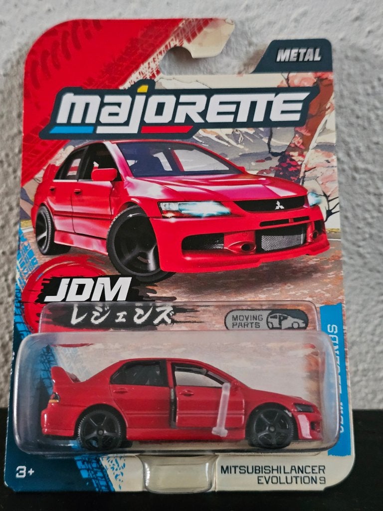 Majorette JDM Mitsubishi Lancer Evolution 9, Verzenden, Nieuw, Auto