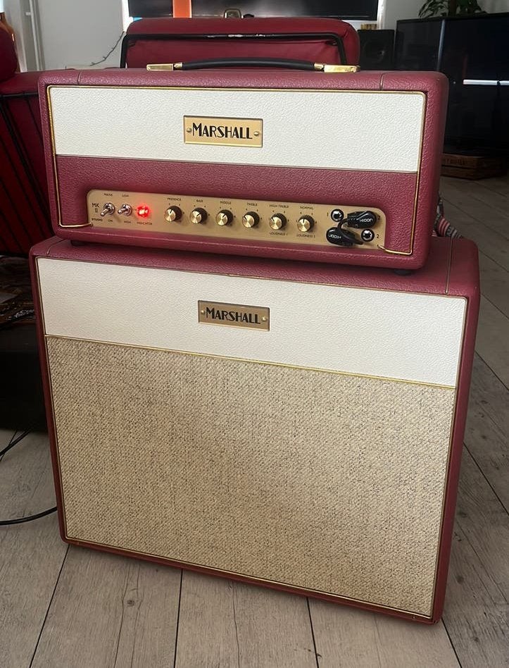 Marshall SV20 Maroon Top & 1974CX 1x12 Cab., Muziek en Instrumenten, Ophalen, Zo goed als nieuw, Gitaar, Minder dan 50 watt