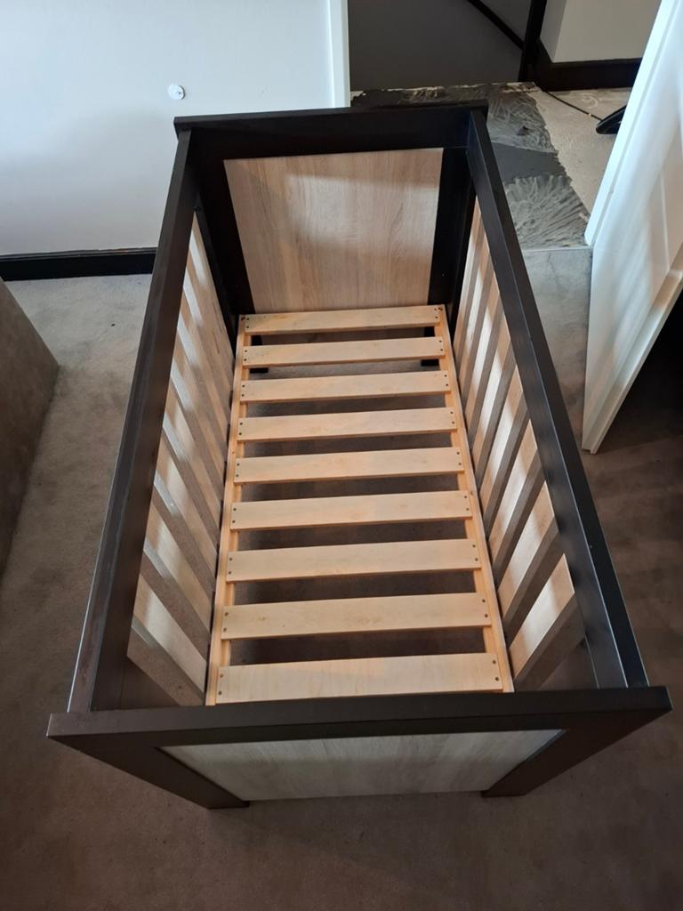 Ledikant 60x120 cm - 3 jaar oud, minimale beschadiging, Ophalen, Gebruikt, Ledikant