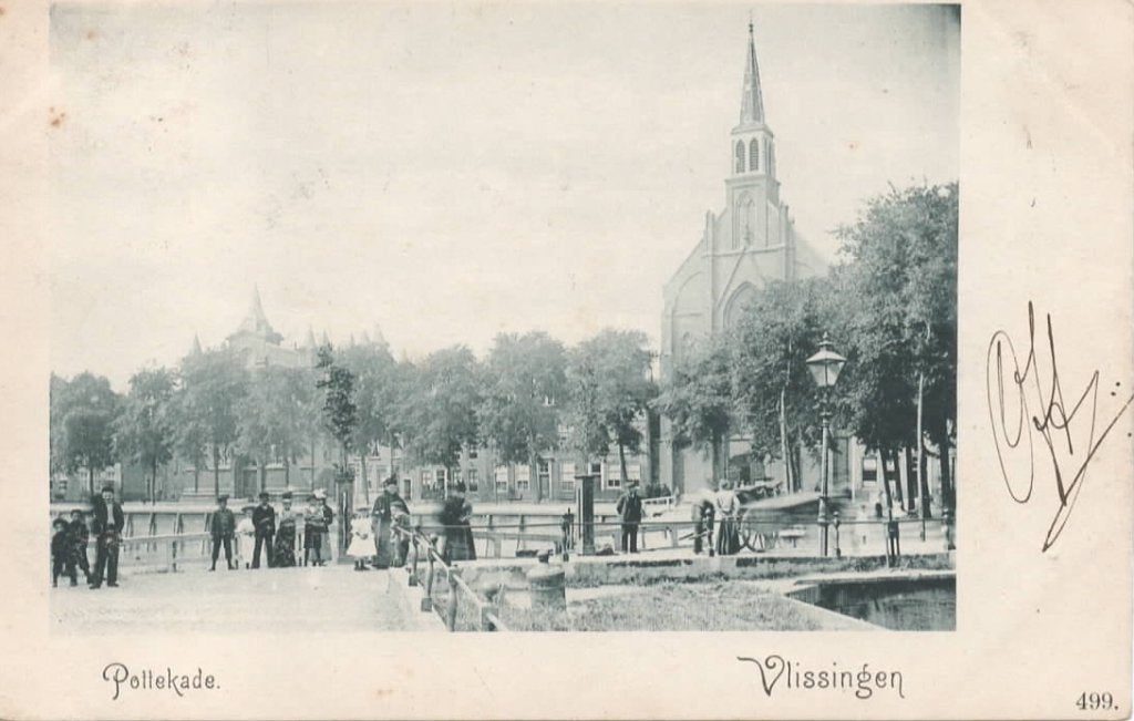 Vlissingen Pottekade, Verzenden, Voor 1920, Gelopen, Zeeland