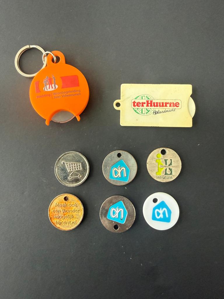 Winkelwagenmuntjes, Verzamelen, Ophalen of Verzenden