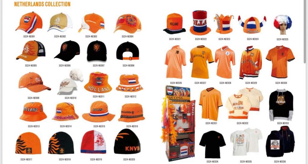 Oranje Holland Pet - Diverse modellen, Ophalen of Verzenden, Nieuw, One size fits all, Pet