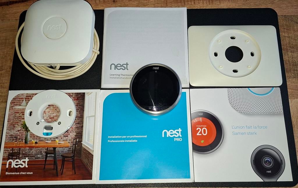 Nest 3e Generatie Thermostaat Compleet, Ophalen of Verzenden, Slimme thermostaat, Zo goed als nieuw