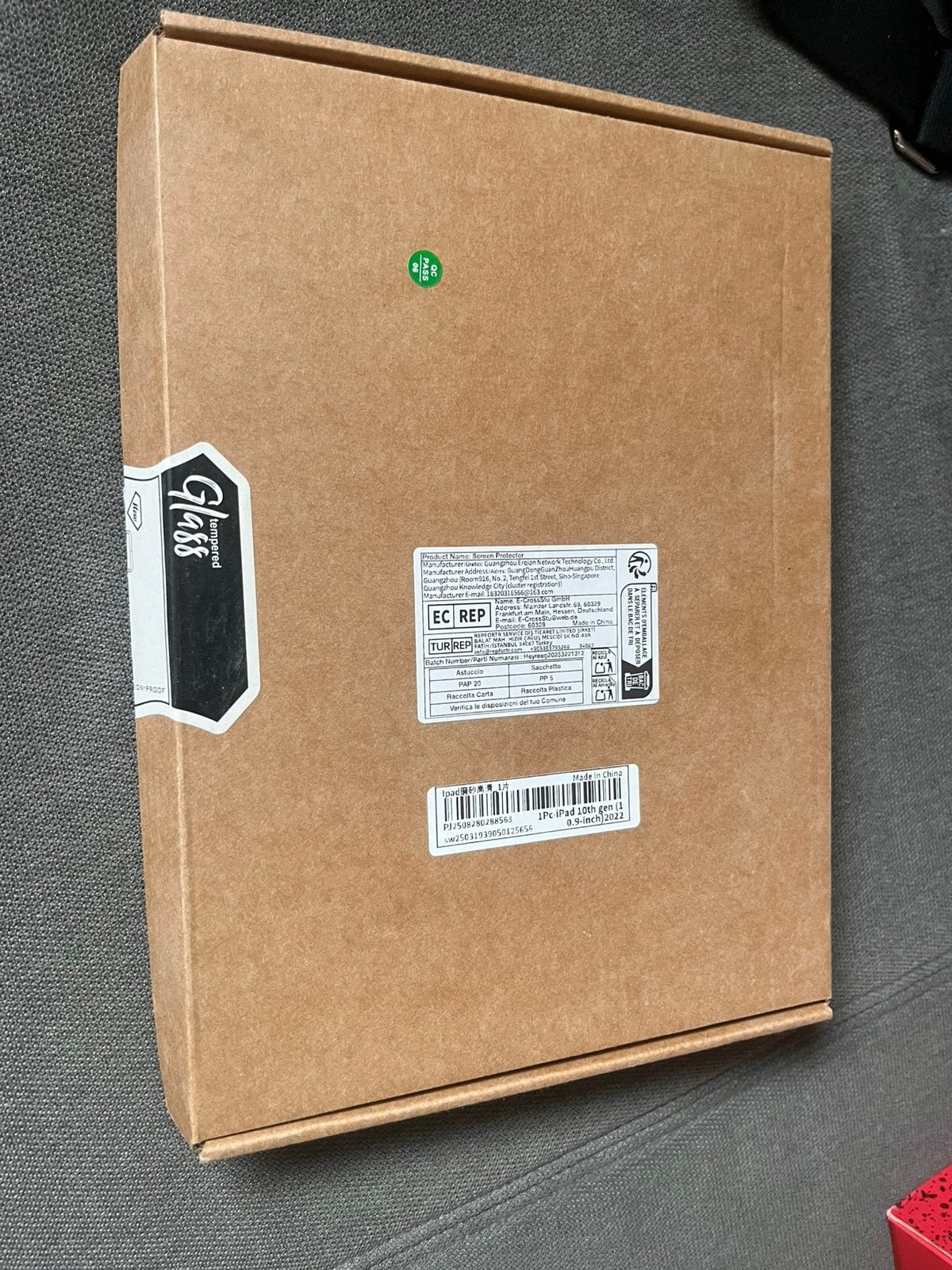 Nieuwe Screenprotector Ipad 10Th Generatie 2022, 10 inch, Nieuw, Bescherming voor- en achterkant, Ophalen of Verzenden