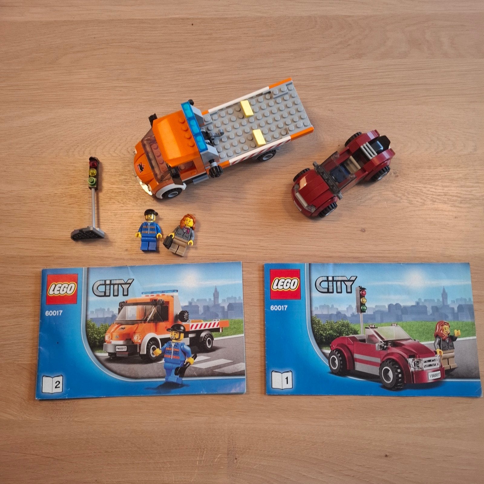 60017 Lego Sleepwagen en Auto, Compleet, City, Lego, Ophalen of Verzenden