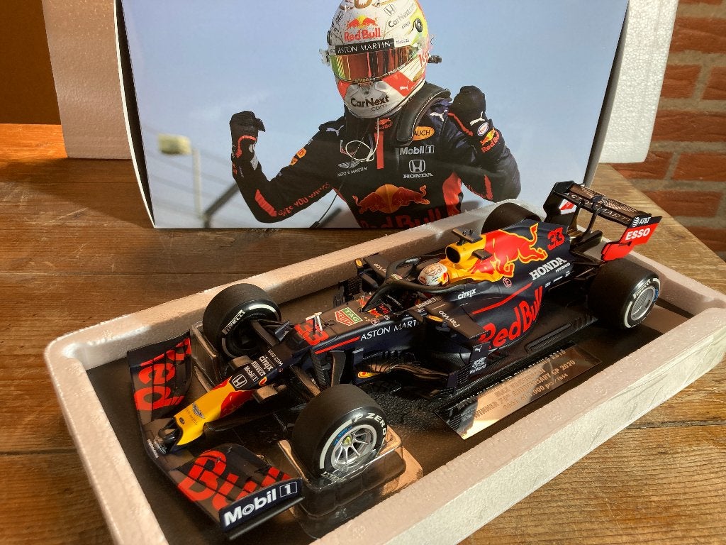 ✅ Max Verstappen editie 54 1:18 Winner 70th Anniversary 2020, Ophalen of Verzenden, Nieuw, Formule 1
