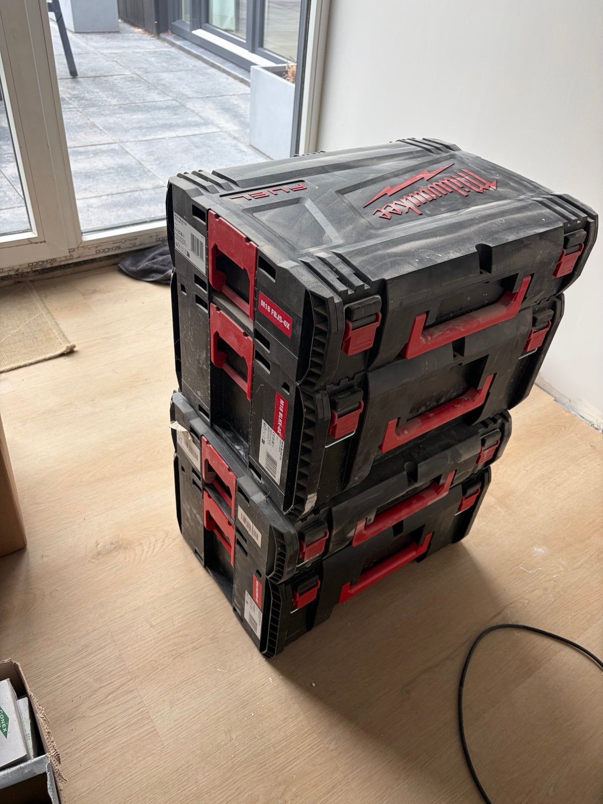 Milwaukee HD Boxen - Set van 4 stuks, Ophalen, Gebruikt