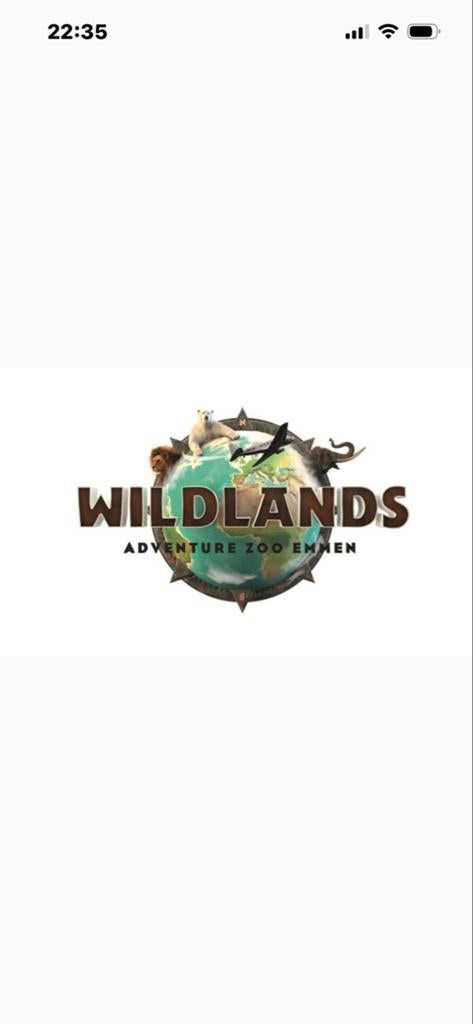 1 kaartje voor Wildlands Emmen, Tickets en Kaartjes, Twee personen, Ticket of Toegangskaart