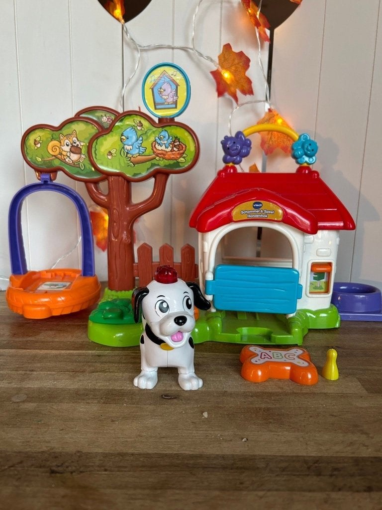 VTech Zoef Zoef Dieren Schommel en Speel Hondenhok, Ophalen of Verzenden, Zo goed als nieuw, 6 maanden tot 2 jaar