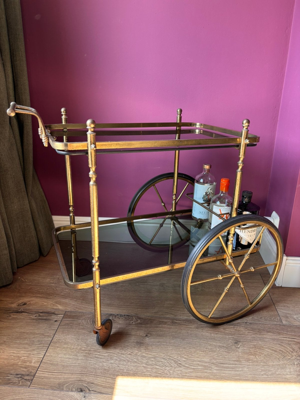 Vintage drankentrolley, Huis en Inrichting, Barren, Ophalen, Gebruikt
