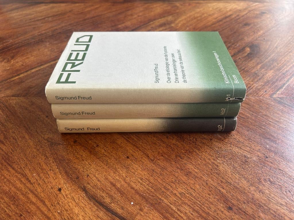 Sigmund Freud - 3 belangrijke boeken, Ophalen of Verzenden, Zo goed als nieuw, Sigmund Freud, Cognitieve psychologie