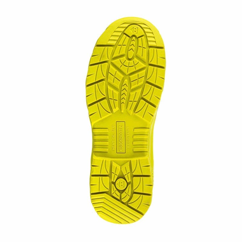 BuckBootz BBZ8000 S5 Waterdichte Werklaarzen Zwart/Geel, Werkschoenendeal, Marktplaats@werkschoenendeal.nl, Dames, Buckbootz