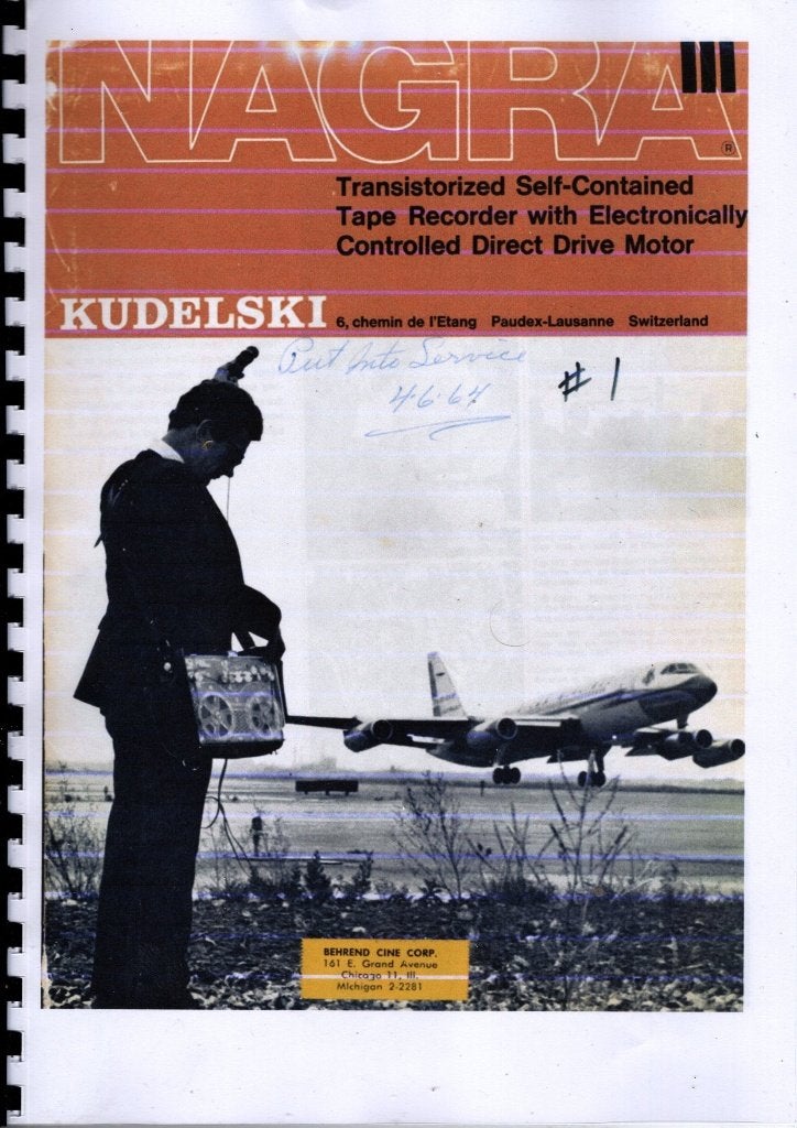 instructie manual NAGRA 3 Kudelski, Audio, Tv en Foto, Verzenden, Nieuw