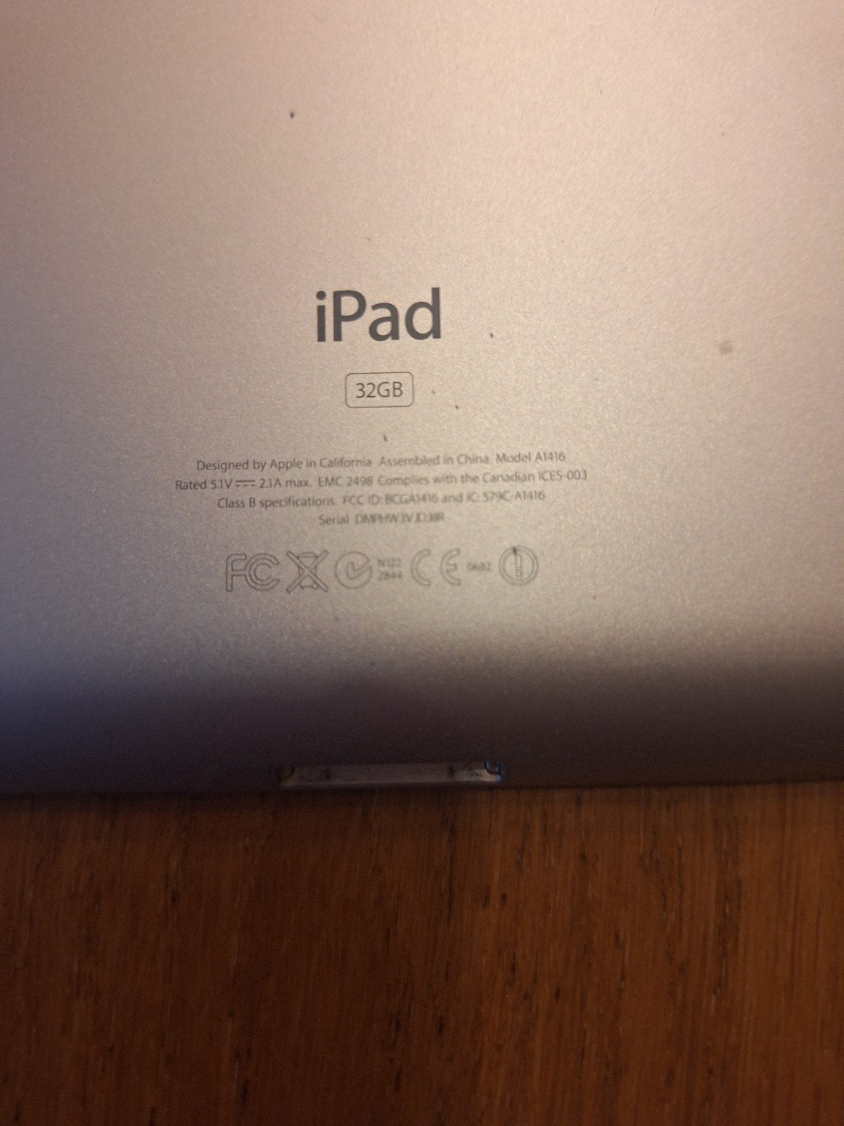 Apple iPad 32 GB (ca. 10 jaar oud), Computers en Software, Apple iPads, Gebruikt, Apple iPad, 10 inch, 32 GB, Wit, Ophalen