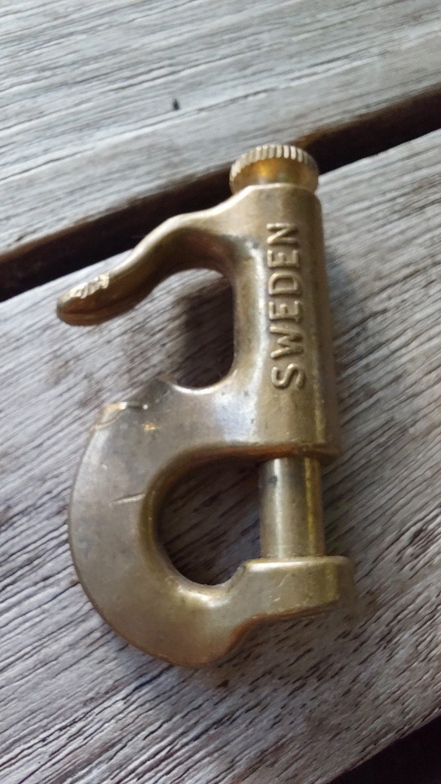 Messing stagleuvers Sweden, Ophalen of Verzenden, Gebruikt, Tuigage en Masten, Zeilboot of Motorboot