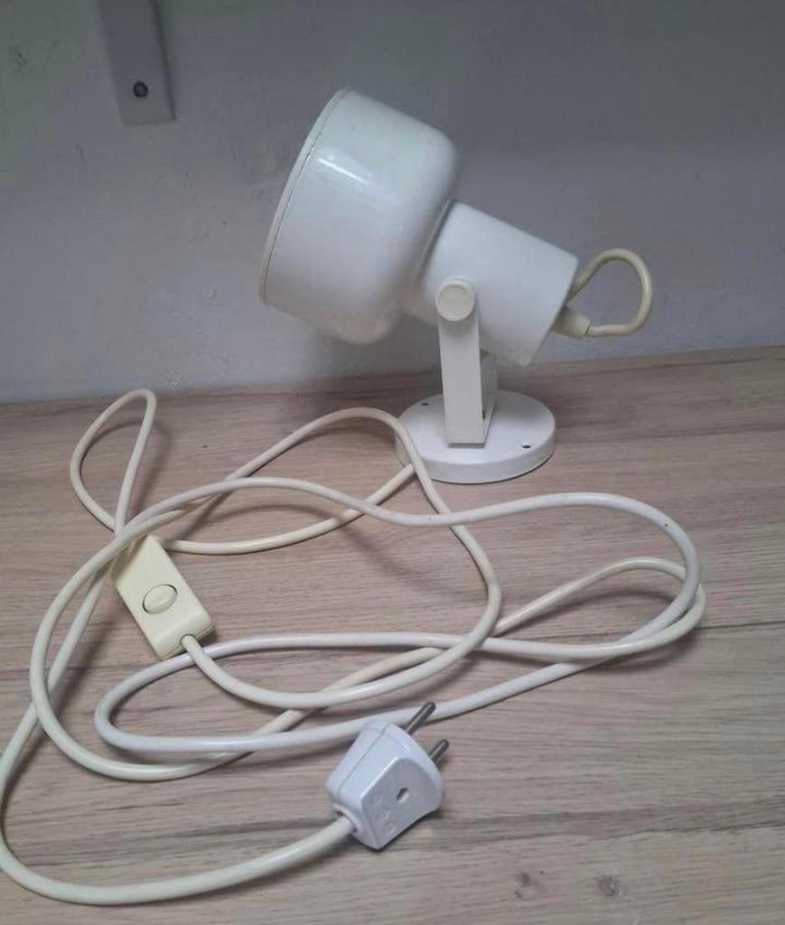 Witte vintage spot., Ophalen of Verzenden, Zo goed als nieuw, Metaal of Aluminium