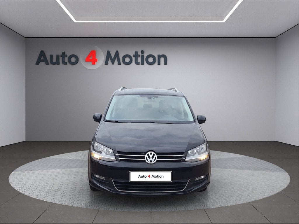 Volkswagen Sharan 1.4TSI Highline 7p Met ECC I NAVIG I STOEL, Voorwielaandrijving, Euro 5, Stof, 4 cilinders