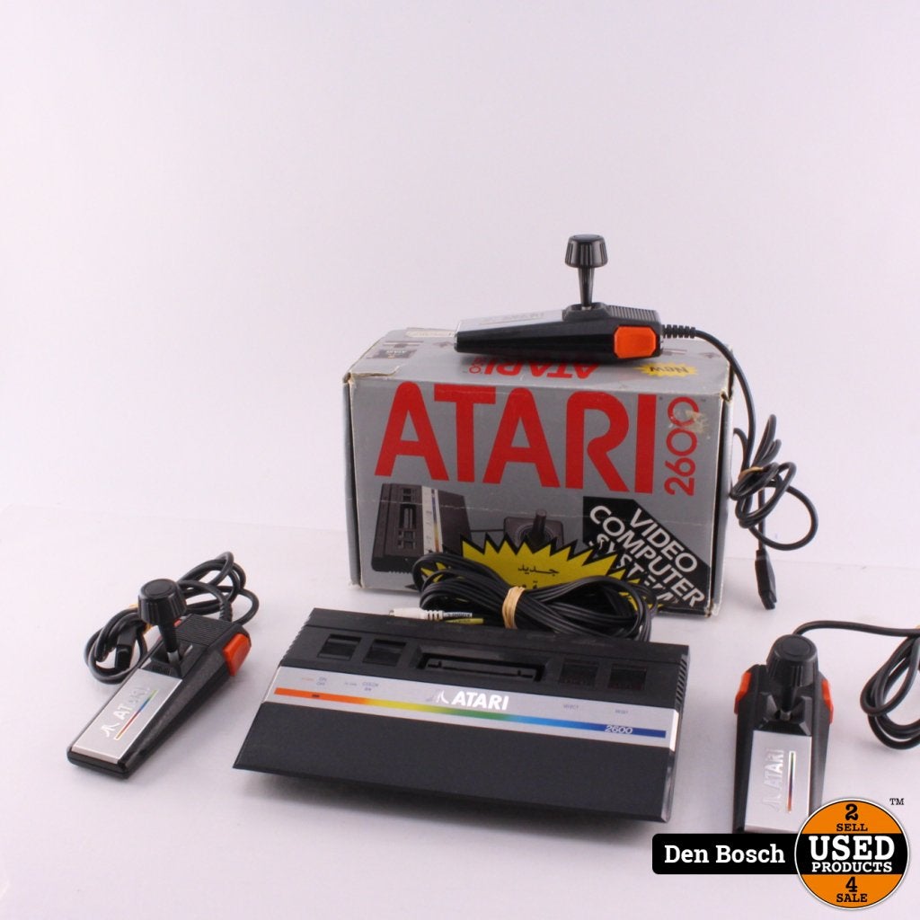 Atari 2600 | 3 Controllers | In doos | A-grade, Spelcomputers en Games, Spelcomputers | Atari, Atari, Gebruikt, Support@atari.com