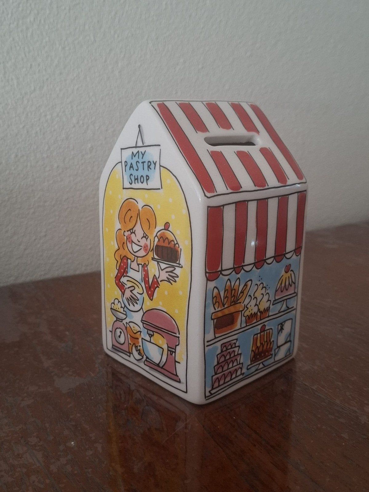 charmante spaarpot, Ophalen of Verzenden, Zo goed als nieuw, Steen, Aardewerk of Keramiek, Dier