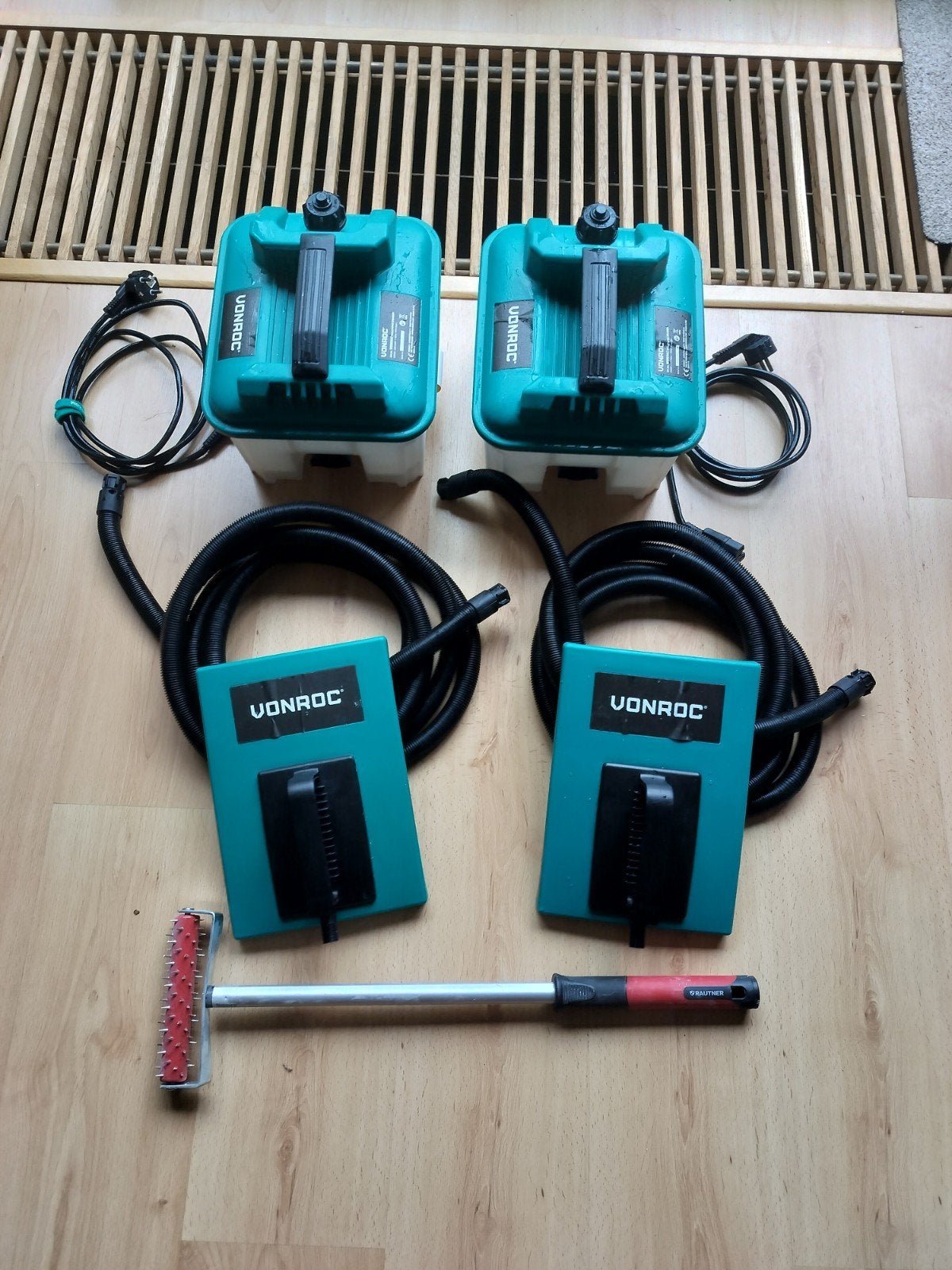 2x Vonroc behangafstomers 2300W met prikroller, Doe-het-zelf en Verbouw, Ophalen of Verzenden