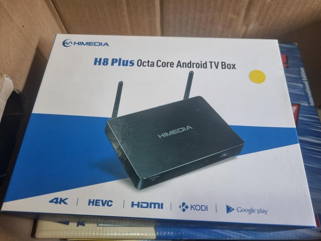 HIMEDIA H8 Plus Octa Core Android TV Box 4K HEVC HDMI, Audio, Tv en Foto, Mediaspelers, Ophalen of Verzenden, Nieuw, HDMI, Zonder harde schijf
