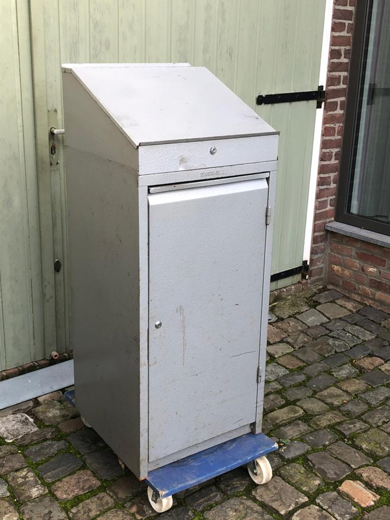 Vintage werkplaats kast kastje locker industrieel design, Ophalen, Gebruikt, Industrieel stoer