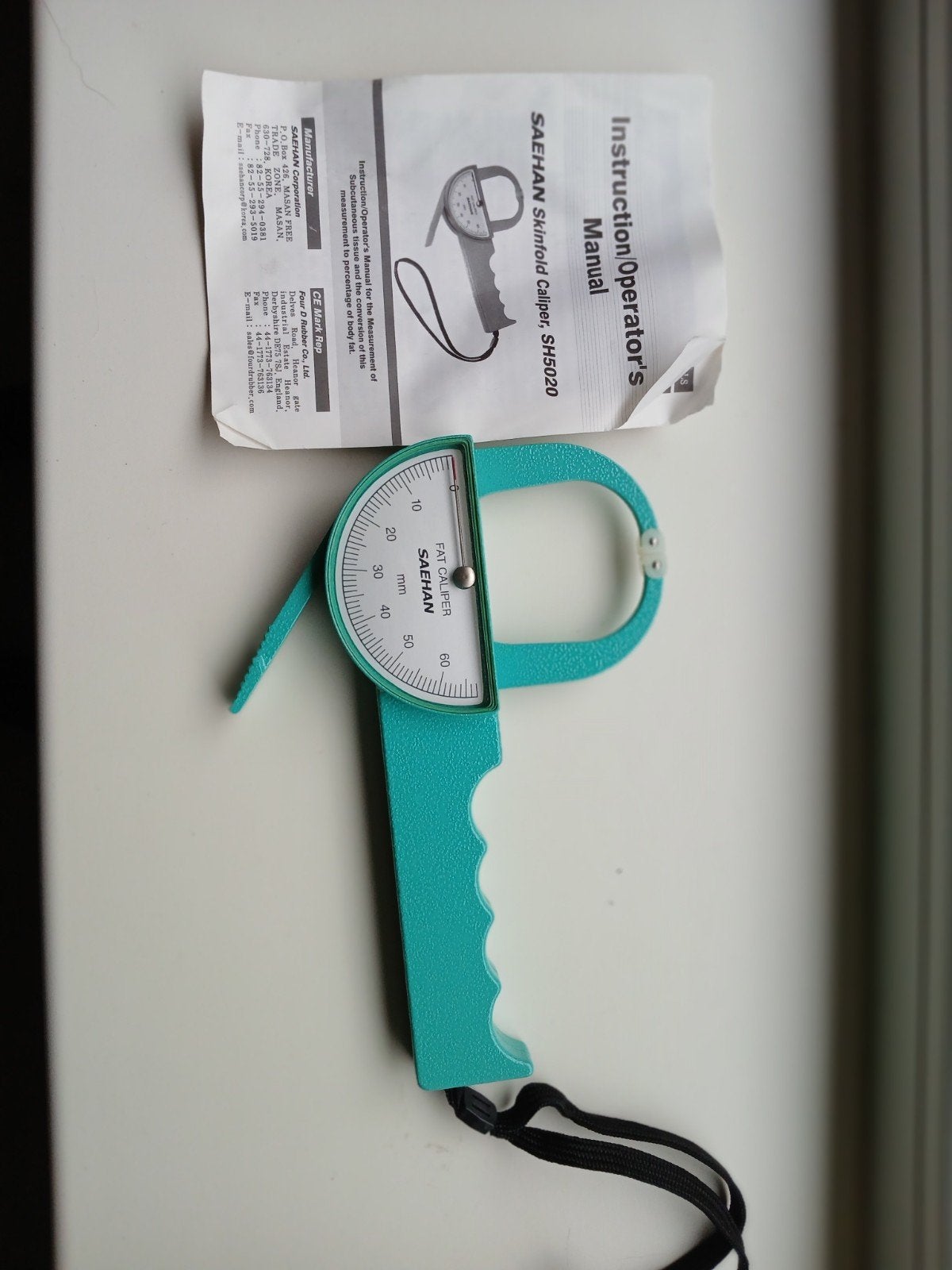 SAEHAN Skinfold Caliper SH5020 - Huidplooimeter, Ophalen of Verzenden, Zo goed als nieuw, Overige typen