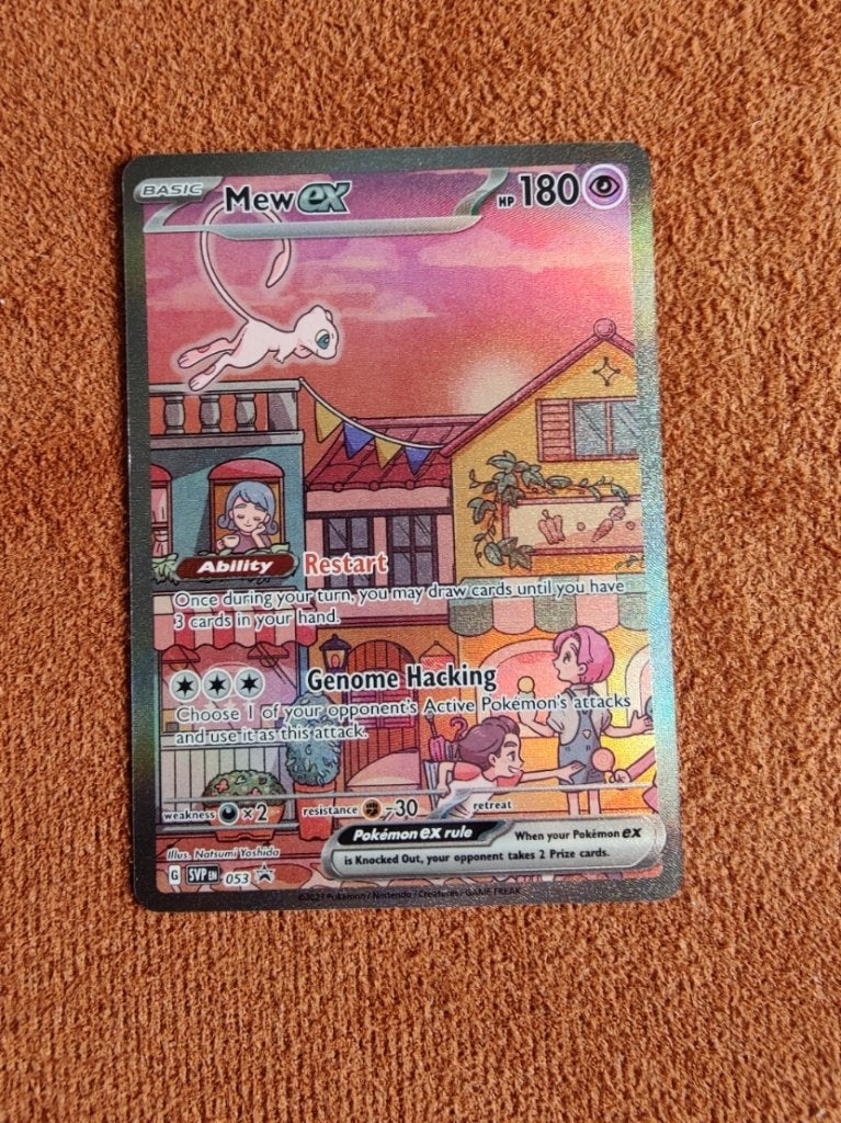 Mew 053 Promo Near Mint, Ophalen of Verzenden, Zo goed als nieuw, Losse kaart, Foil