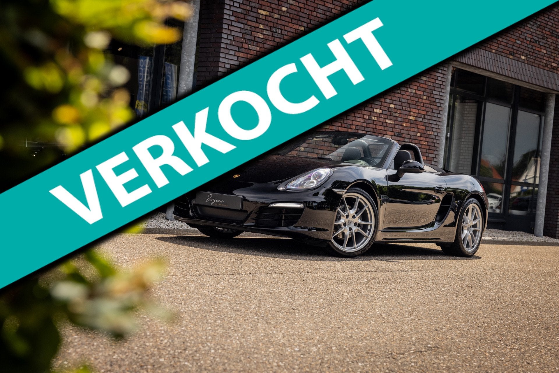 Porsche Boxster (981) 2.7 PDK (265pk) - Orig NL - 100% deale, Auto's, Achterwielaandrijving, Gebruikt, Zwart, Cabriolet