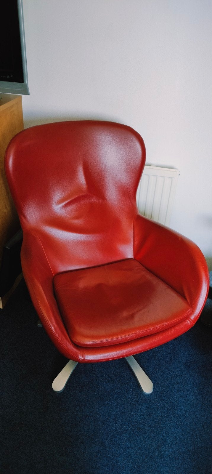 Draaistoel Gerard van den Berg - Nette Staat, Gebruikt, Design, Modern, Ophalen of Verzenden, 75 tot 100 cm