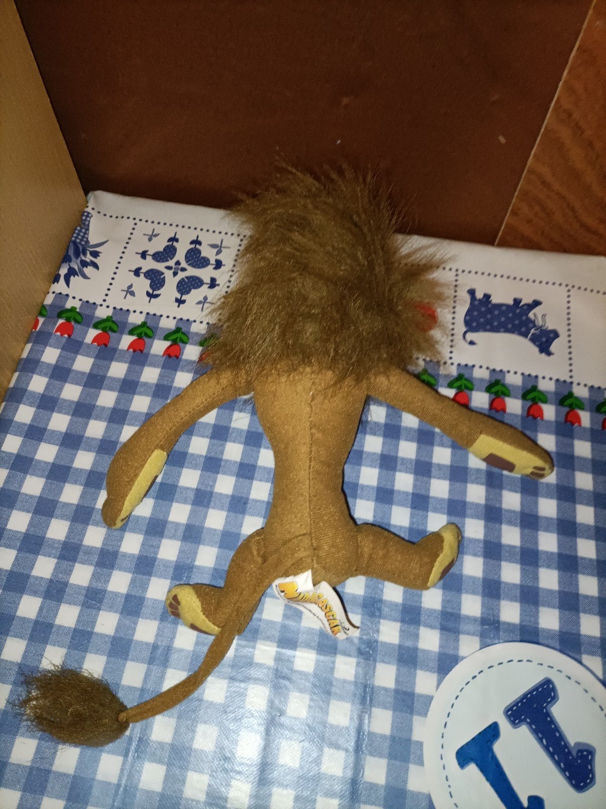 Alex de Leeuw knuffel Madagascar 23 cm groot, Ophalen of Verzenden, Zo goed als nieuw, Overige typen