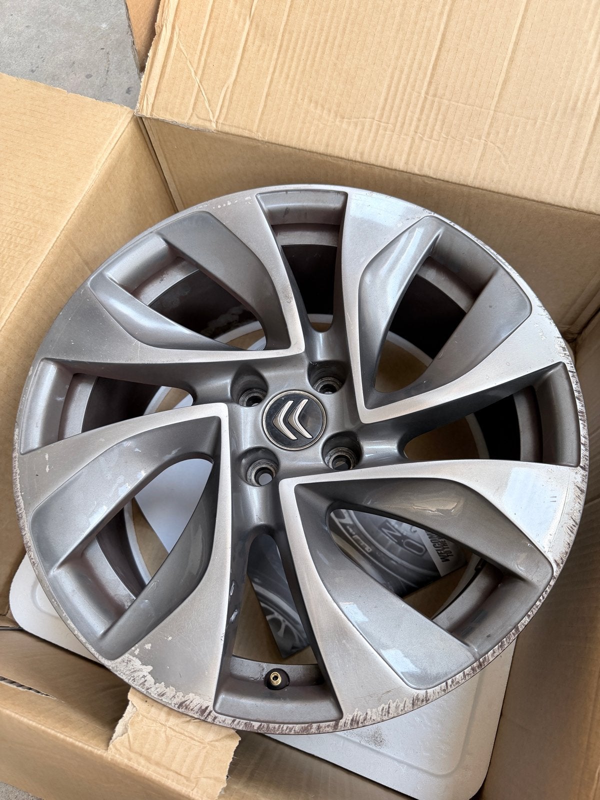 originele citroen velgen 4st, 18 inch, Gebruikt, Velg(en), Ophalen of Verzenden