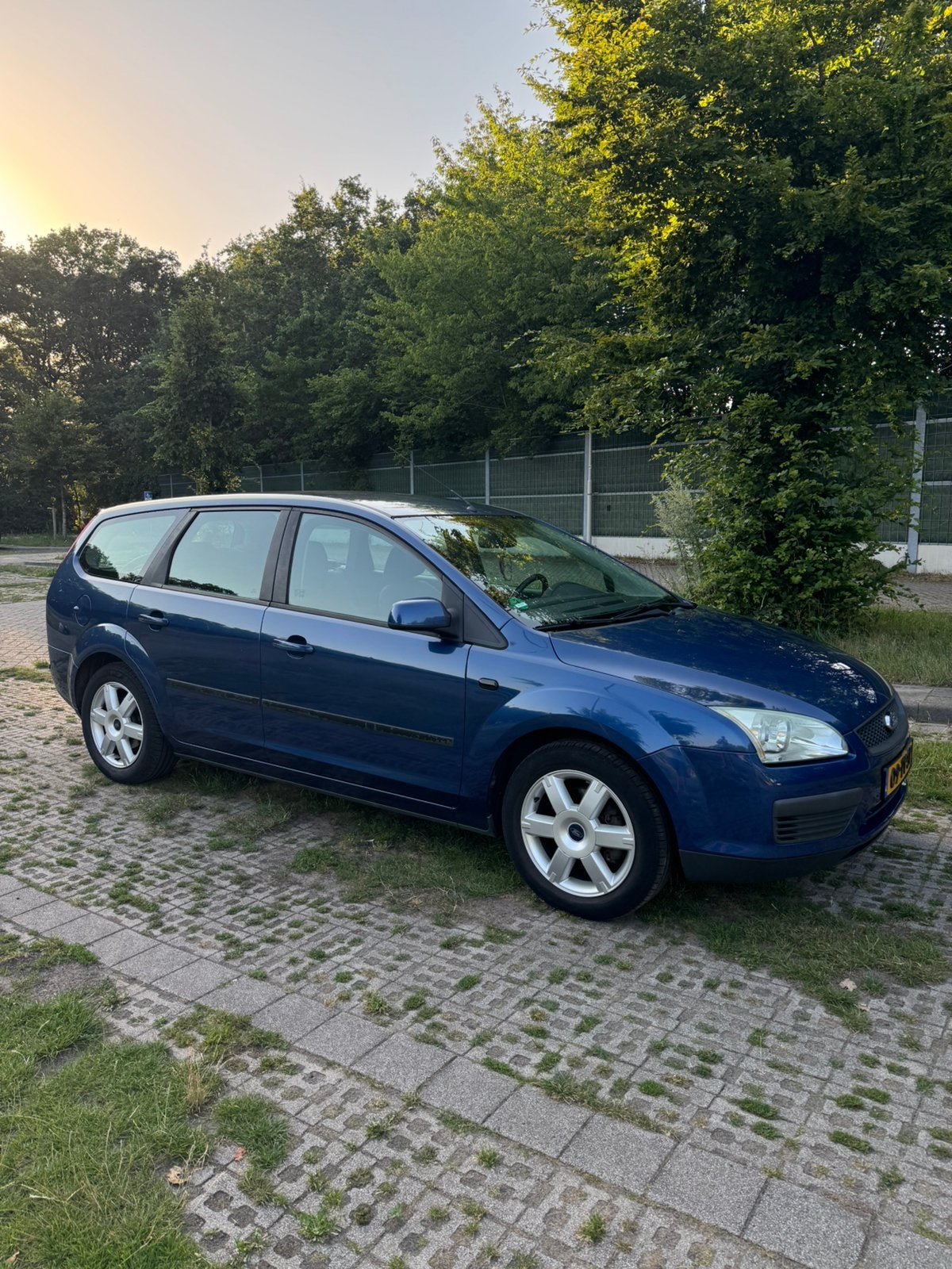 Ford Focus 1.6 74KW Wagon 2007 Blauw, Auto's, 1596 cc, 15 km/l, 4 cilinders, 100 pk