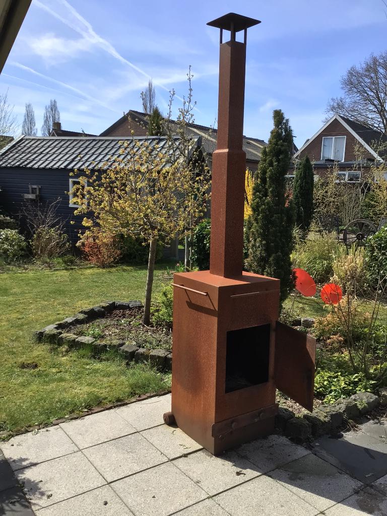 Tuinhaard Cortensstaal, Ophalen
