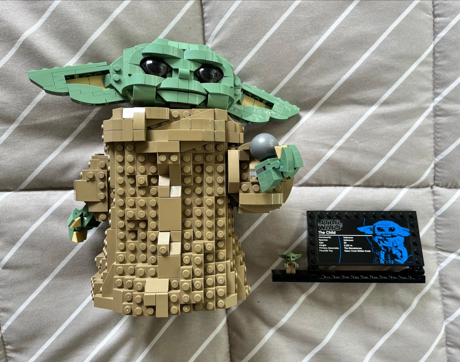 LEGO Star Wars Baby Yoda (75318), Ophalen, Zo goed als nieuw, Overige merken