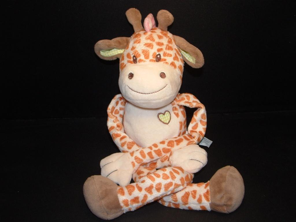 EVORA KRUIDVAT GIRAFFE VELOURS CREMEKLEURIG MET, Verzenden, Nieuw, Overige typen