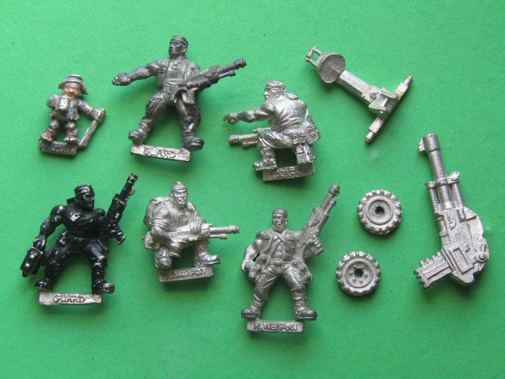 BITS - Catachans heavy weapon teams, Hobby en Vrije tijd, Verzenden, Zo goed als nieuw, Warhammer 40000, Figuurtje(s)
