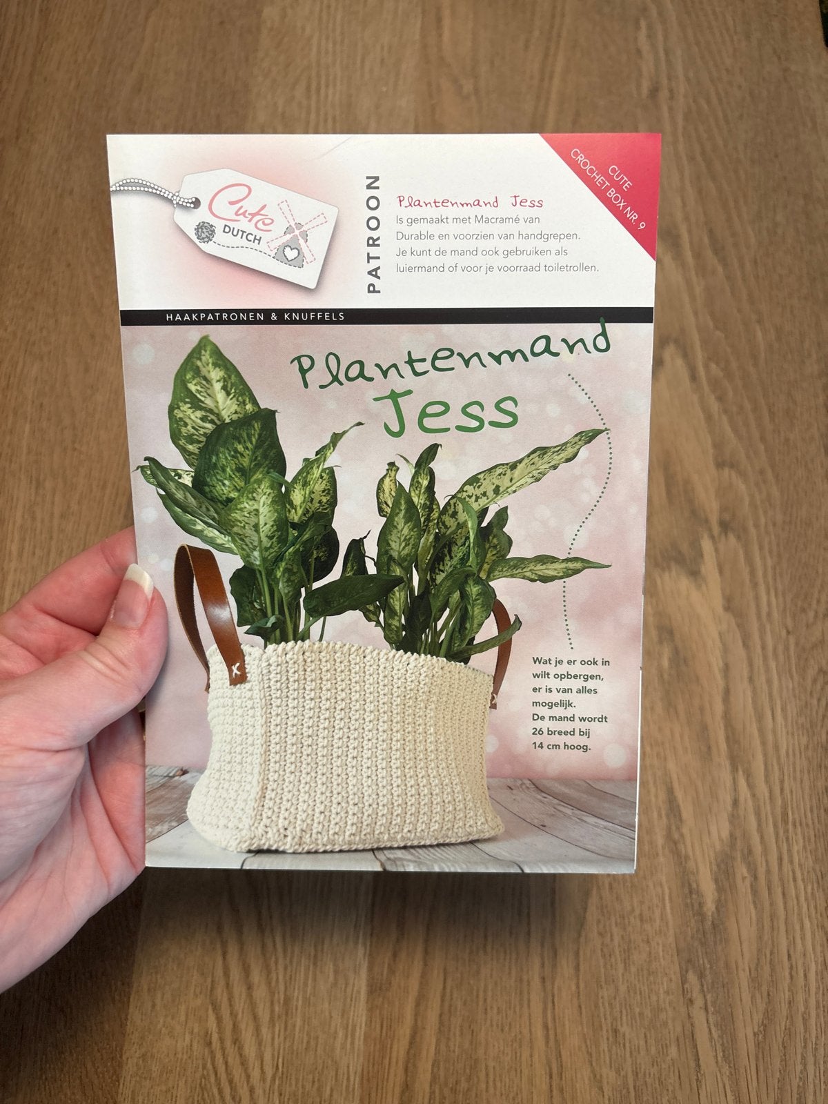Haakpatroon CuteDutch Plantenmand Jess - Cute Crochet Box 9, Hobby en Vrije tijd, Breien en Haken, Zo goed als nieuw, Haken, Patroon of Boek